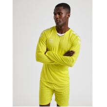 hummel Sport-Tshirt hmlCORE XK Poly Jersey (Interlock-Stoff) Langarm gelb Herren