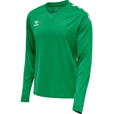 hummel Sport-Langarmshirt hmlCORE XK Poly Jersey (Interlock-Stoff) grün Herren
