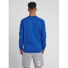 hummel Pullover Basic hmlGO Cotton Sweatshirt (Baumwolle) dunkelblau Herren