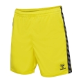 hummel Sporthose hmlAUTHENTIC PL Shorts (100% Polyester) kurz gelb Herren