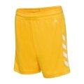 hummel Sporthose hmlCORE XK Poly Shorts (robuster Doppelstrick, ohne Seitentaschen) Kurz sonnengelb Kinder