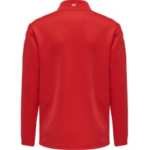 hummel Sport-Trainingsjacke hmlCORE XK Poly Zip Sweat (Polyester-Sweatstoff, Front-Reißverschluss) rot Kinder