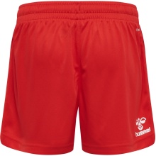 hummel Sporthose hmlCORE XK Poly Shorts (robuster Doppelstrick, ohne Seitentaschen) Kurz rot Kinder