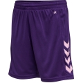 hummel Sporthose hmlCORE XK Poly Shorts (robuster Doppelstrick, ohne Seitentaschen) Kurz violett Kinder
