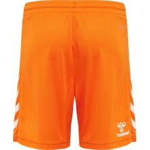 hummel Sporthose hmlCORE XK Poly Shorts (robuster Doppelstrick, ohne Seitentaschen) Kurz orange Kinder