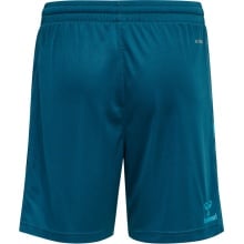 hummel Sporthose hmlCORE XK Poly Shorts (robuster Doppelstrick, ohne Seitentaschen) Kurz coralblau Kinder
