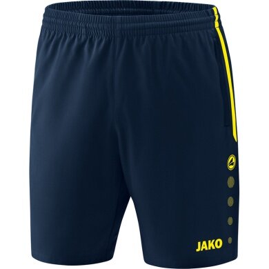 JAKO Sporthose Short Competition 2.0 kurz marineblau/gelb Jungen
