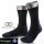 JD Arbeitssocke Crew Sanitized (für Sicherheitsschuhe und Arbeitsstiefel) anthrazitgrau - 1 Paar