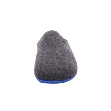 nanga Hausschuhe Pantoffel Wool Slipper - 100% Schurwolle - grau/blau (Größe 43-46)