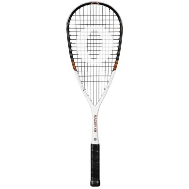 OLIVER Squashschläger Racer X8 (130g/kopflastig) weiss - besaitet -