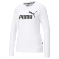 Puma Freizeit Langarmshirt Essentials Logo (Mischgewebe) weiss Damen