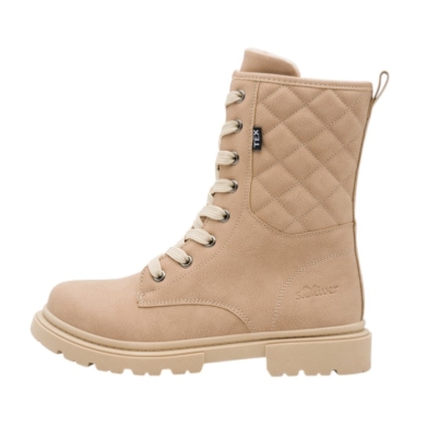 s.Oliver Winterstiefel 5-46223-43-355 - mit Innenfutter - sandbraun Mädchen