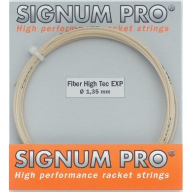 Signum Pro Tennissaite Fiber High Tec EXP natur 12m Set