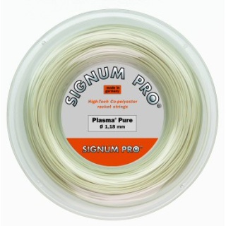Signum Pro Tennissaite Plasma Pure (Haltbarkeit+Touch) weiss 100m Rolle