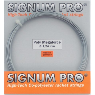 Signum Pro Tennissaite Poly Megaforce silber 12m Set