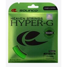 Solinco Tennissaite Hyper G round (Haltbarkeit) grün 12m Set