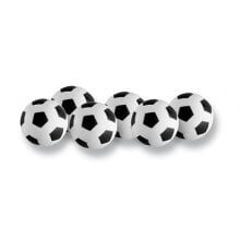 Sunflex Tischtennisball Fussball (Plastikball 40+) schwarz/weiss einzeln - 1 Stück