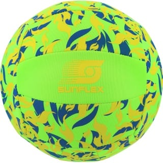 Sunflex Volleyball Beach- und Funball Neopren (Große 5) Flames Firegreen grün - 1 Ball