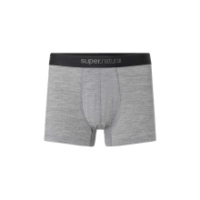 super natural Boxershort Tundra 175 - Merinowolle - Unterwäsche grau melange Herren - 1 Stück