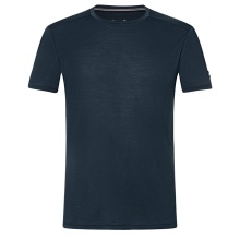super natural Freizeit-Tshirt Essential (Merino-Mix) dunkelblau Herren