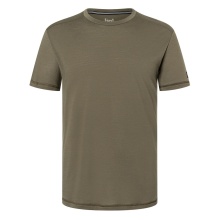 super natural Freizeit-Tshirt Essential (Merino-Mix) graugrün Herren
