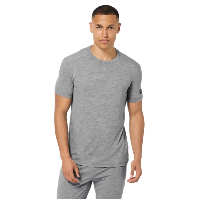 super natural Freizeit-Tshirt Essential (Merino-Mix) grau melange Herren
