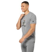 super natural Freizeit-Tshirt Carski Tee (Merino-Mix) grau Herren
