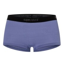 super natural Funktionsunterwäsche Hot Pants Tundra 175 Boyfriend Hipster (Merinowolle) blau/violett Damen