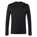 super natural Unterwäsche Langarmshirt Tundra 175 - Merinowolle - schwarz Herren