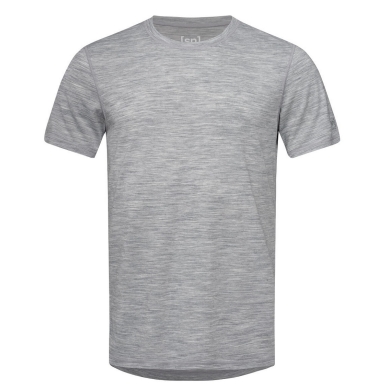 super natural Tshirt Base 140g - Merionwolle - Unterwäsche grau meliert Herren