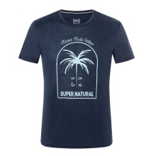 super natural Freizeit-Tshirt Graphic King Coco - Merinowollmix - dunkelblau Herren