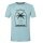 super natural Freizeit-Tshirt Graphic King Coco - Merinowollmix - hellblau Herren