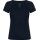 super natural Funktionsunterwäsche Kurzarmshirt V-Neck Sierra140 Tee (Merino-Mix) dunkelblau Damen