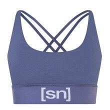 super natural Funktionsunterwäsche Sport-Bra Super Top (angenehmer Tragekomfort) blau/violett Damen