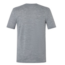 super natural Freizeit-Tshirt Gogeanie Tee (Merino-Mix) grau melange Herren