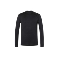 super natural Unterwäsche Langarmshirt Bio Base (Merino-Mix) schwarz Herren