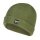 super natural Wintermütze Merino Basic Beanie (Merinowolle, idealer Wärmeschutz) grün - 1 Stück