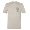 super natural Freizeit-Tshirt Gravel Tee (Merino-Mix) beige Herren