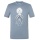 super natural Sport-/Freizeitshirt Octopussy Tee (Merino-Mix, bequeme Passform) stonegrau/blau Herren