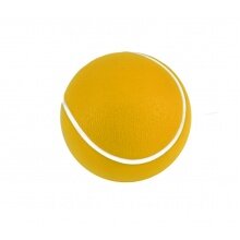 Lynxsport Tennisball aus Schaumstoff 6,3cm gelb