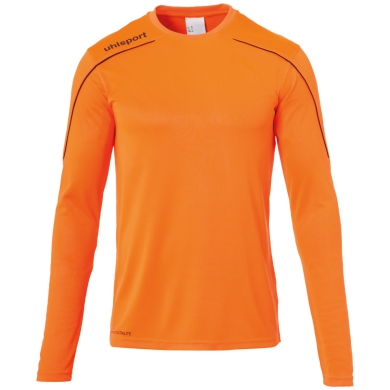uhlsport Langarmshirt Stream 22 orange/schwarz Herren