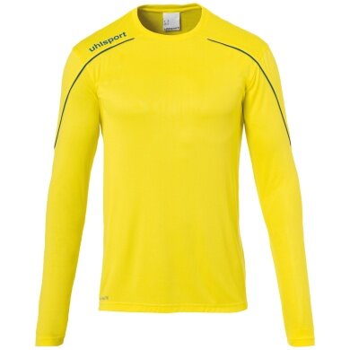 uhlsport Langarmshirt Stream 22 limonengelb/azurblau Herren