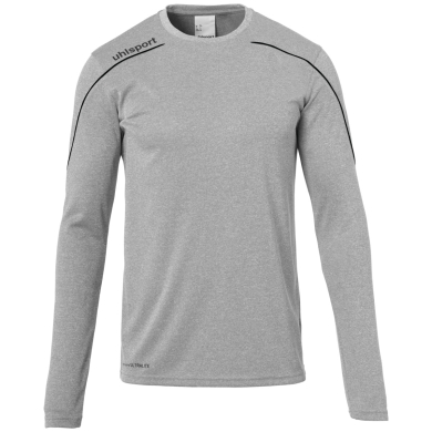 uhlsport Langarmshirt Stream 22 grau/schwarz Herren
