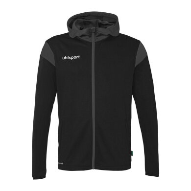 uhlsport Kapuzenjacke Squad 27 Track (Full-Zip) schwarz/anthrazitgrau Kinder