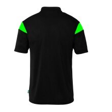 uhlsport Sport-Polo Squad 27 (100% rec. Polyester) schwarz/grün Kinder