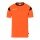 uhlsport Sport-Tshirt Squad 27 (100% Polyester) orange/schwarz Herren