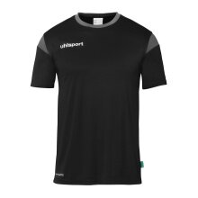 uhlsport Sport-Tshirt Squad 27 (100% Polyester) schwarz/anthrazitgrau Herren