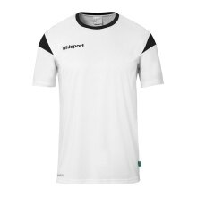 uhlsport Sport-Tshirt Squad 27 (100% Polyester) weiss/schwarz Herren