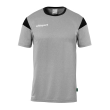 uhlsport Sport-Tshirt Squad 27 (100% Polyester) dunkelgrau/schwarz Herren