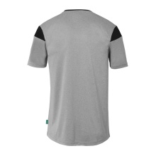 uhlsport Sport-Tshirt Squad 27 (100% Polyester) dunkelgrau/schwarz Herren